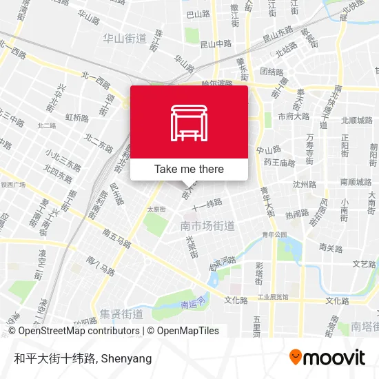 和平大街十纬路 map