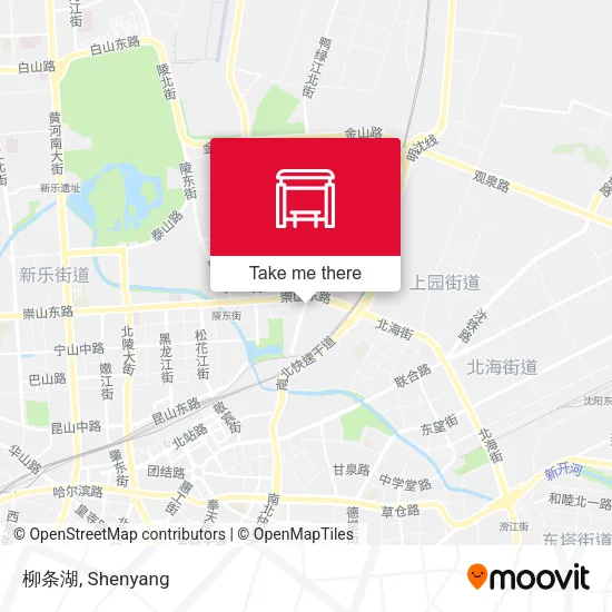 柳条湖 map