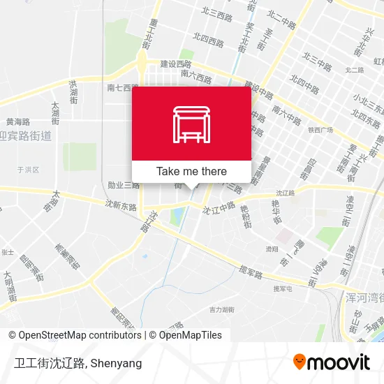 卫工街沈辽路 map