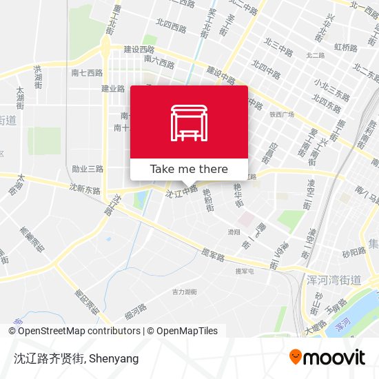 沈辽路齐贤街 map