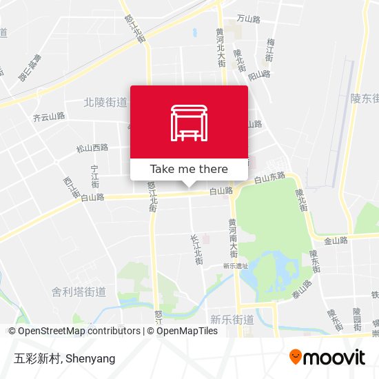五彩新村 map