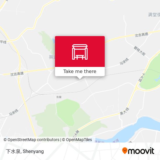 下水泉 map