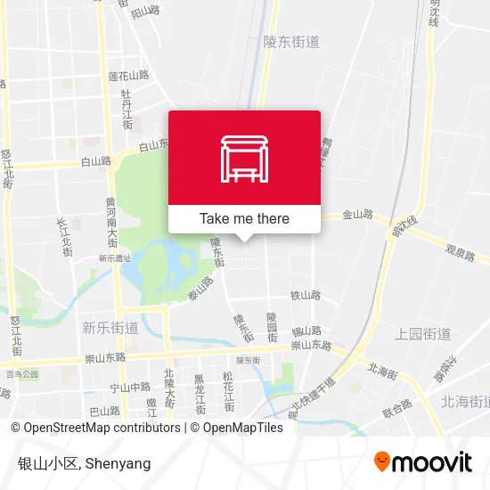 银山小区 map