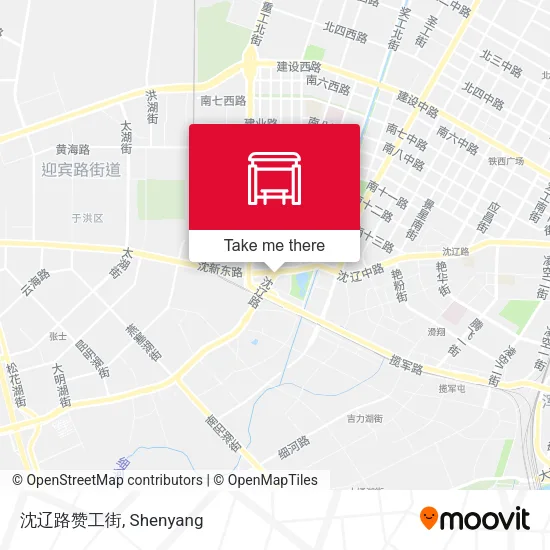 沈辽路赞工街 map