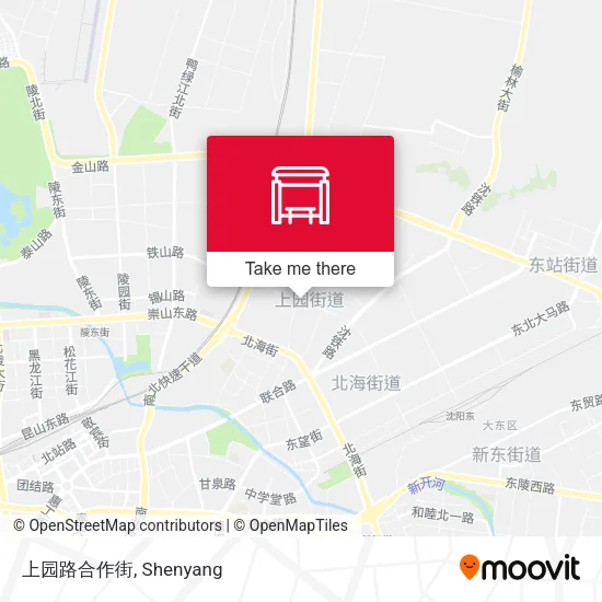 上园路合作街 map