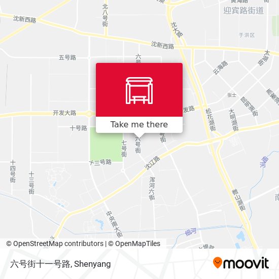 六号街十一号路 map