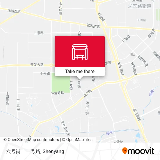 六号街十一号路 map