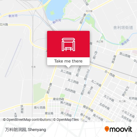 万科朗润园 map
