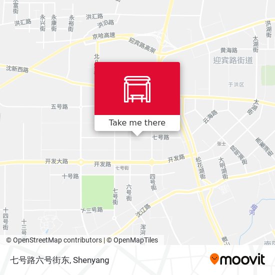 七号路六号街东 map