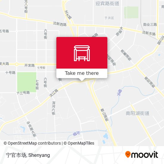 宁官市场 map