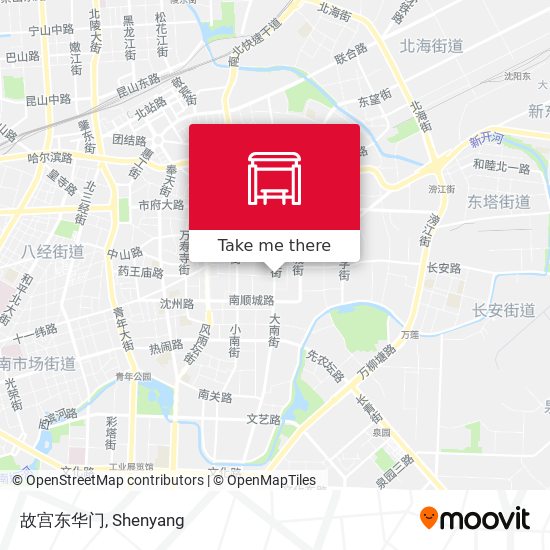 故宫东华门 map