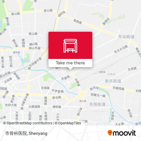 市骨科医院 map