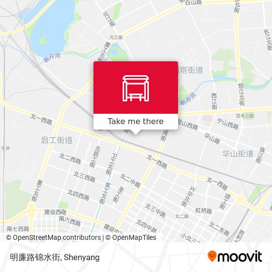 明廉路锦水街 map