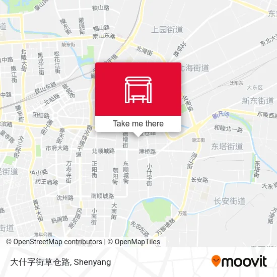 大什字街草仓路 map