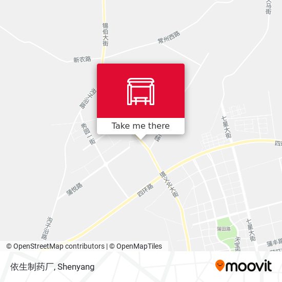 依生制药厂 map