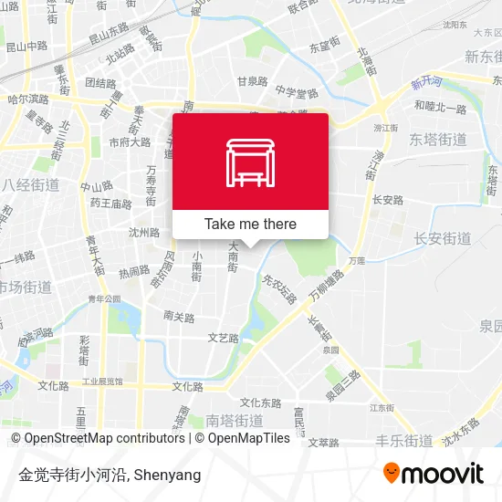 金觉寺街小河沿 map