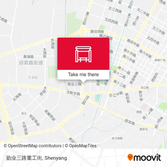 勋业三路重工街 map