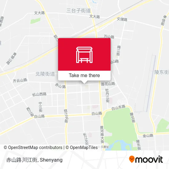 赤山路川江街 map