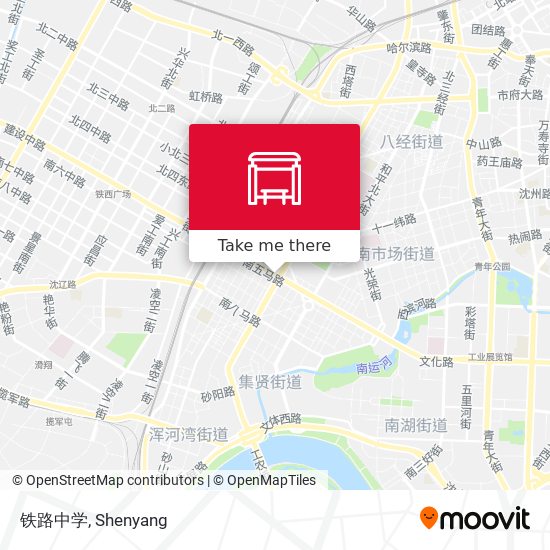 铁路中学 map