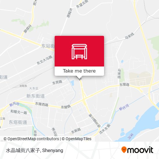 水晶城街八家子 map