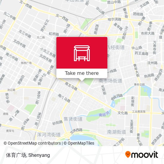体育广场 map