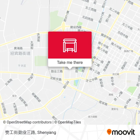 赞工街勋业三路 map