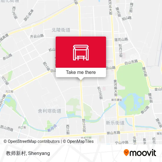 教师新村 map