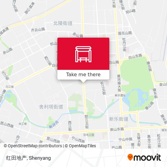 红田地产 map