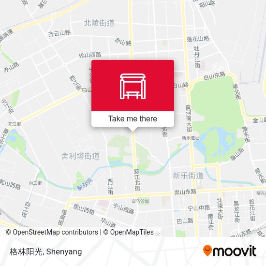 格林阳光 map
