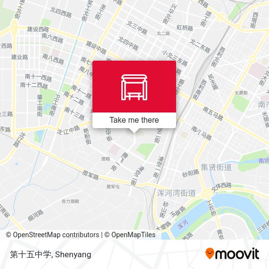 第十五中学 map