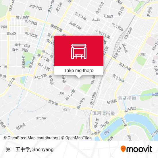 第十五中学 map