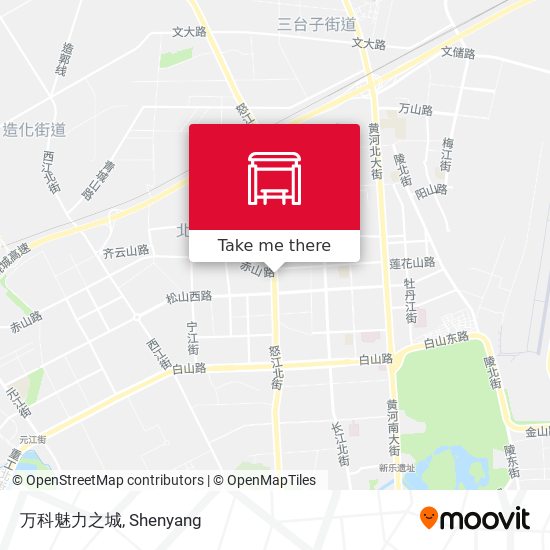 万科魅力之城 map