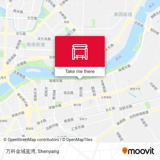 万科金域蓝湾 map