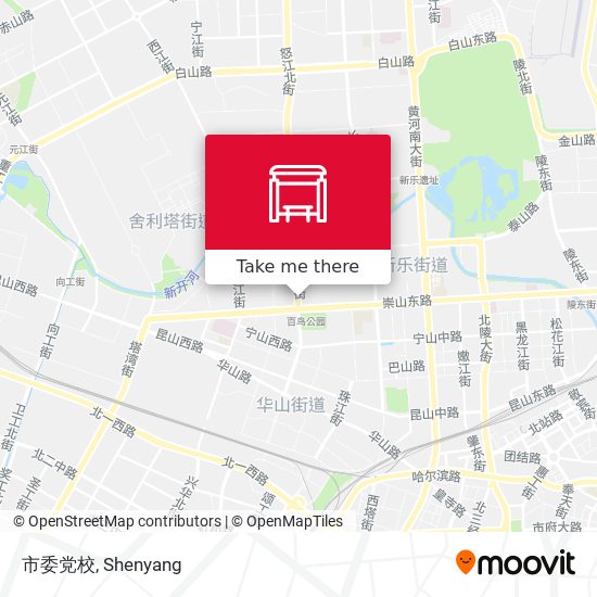 市委党校 map