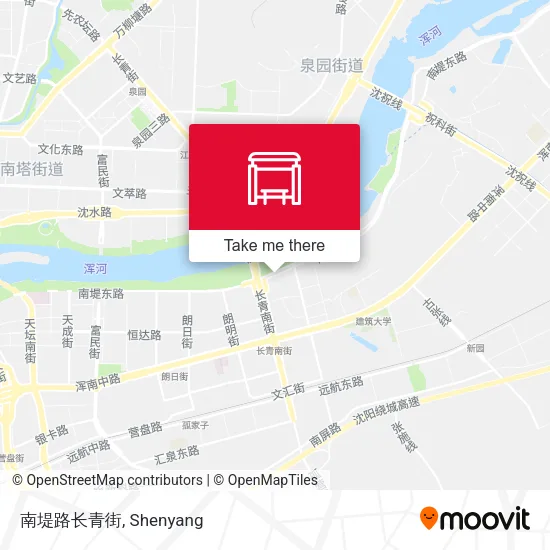 南堤路长青街 map