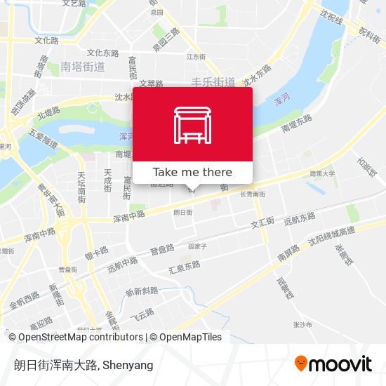 朗日街浑南大路 map