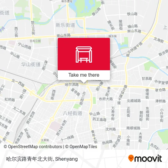 哈尔滨路青年北大街 map