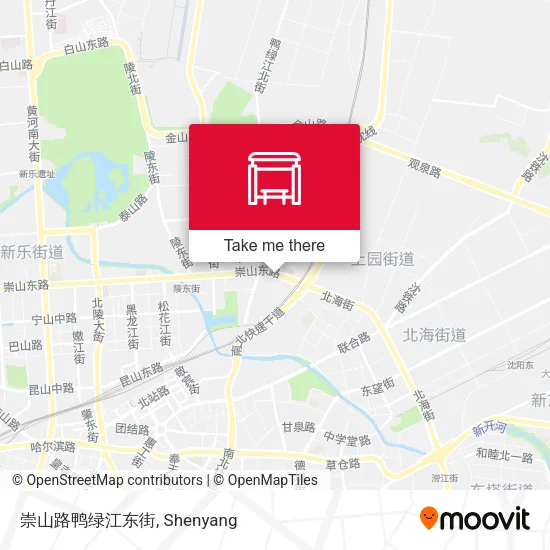 崇山路鸭绿江东街 map