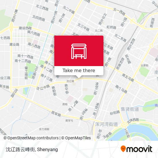 沈辽路云峰街 map
