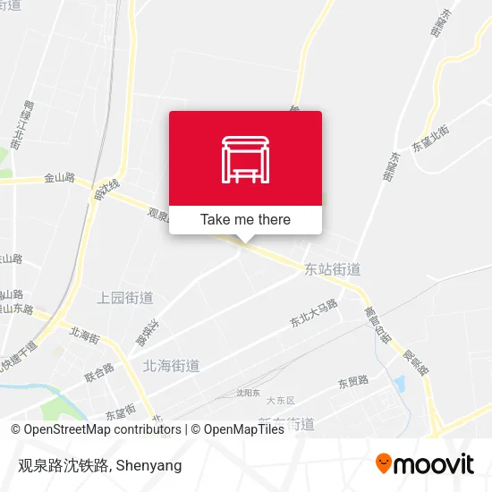 观泉路沈铁路 map