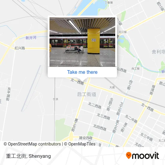 重工北街 map