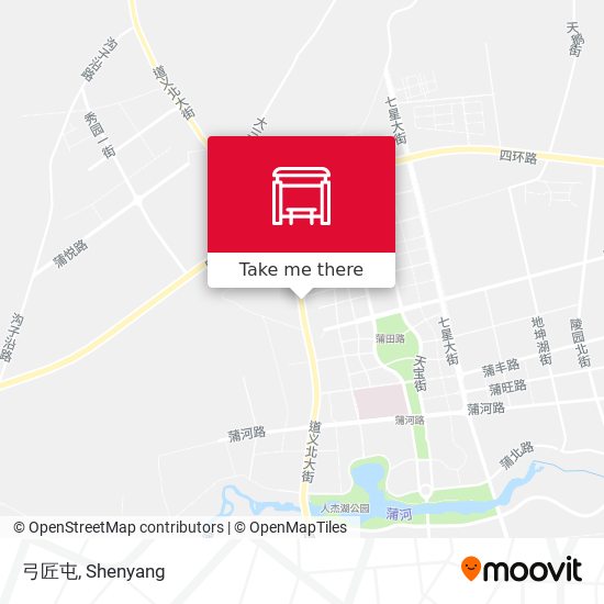 弓匠屯 map