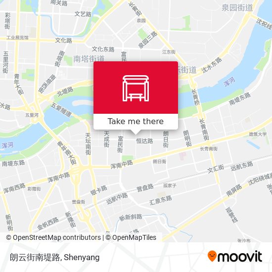 朗云街南堤路 map