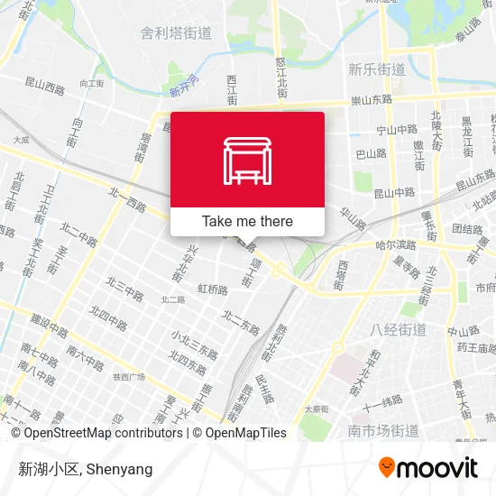新湖小区 map
