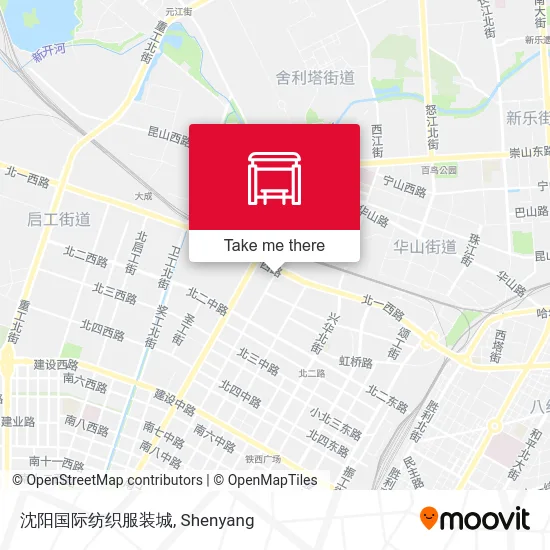 沈阳国际纺织服装城 map