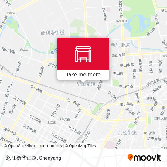 怒江街华山路 map