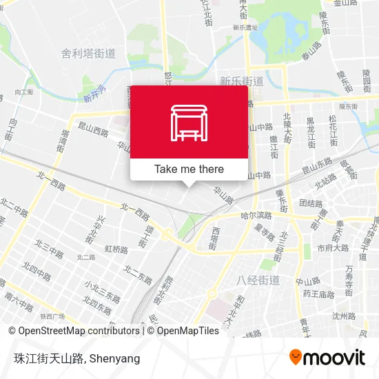 珠江街天山路 map