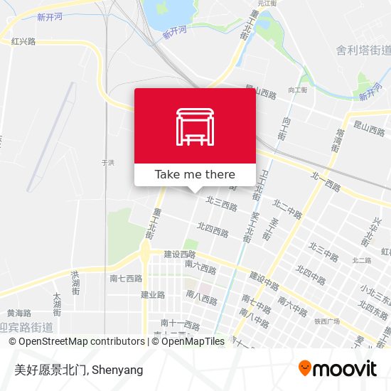 美好愿景北门 map