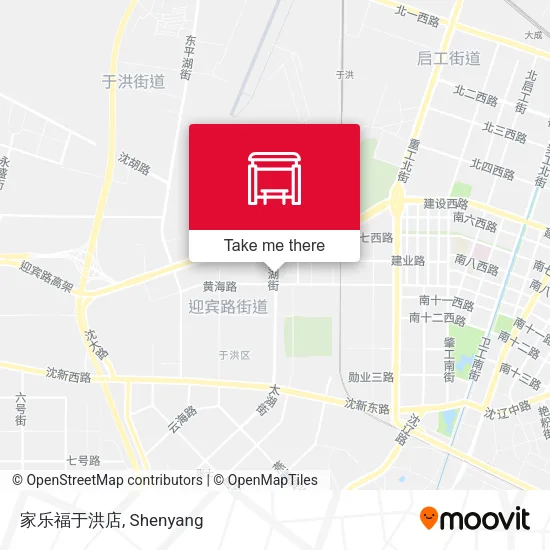 家乐福于洪店 map