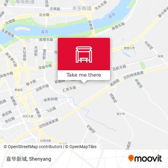 嘉华新城 map